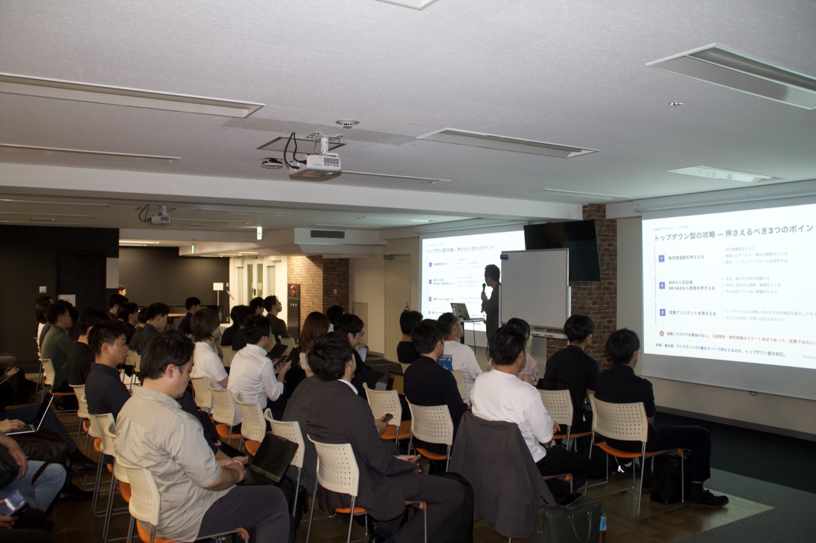 勉強会の様子:34社50名が参加